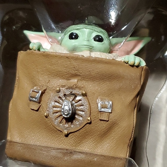 Star Wars: The Mandalorian Grogu in Bag Christmas Tree Ornament By Hallmark - Picture 11 of 15